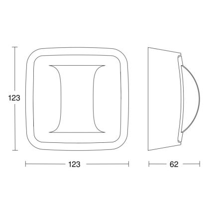 Steinel 057978 - Detektor prisutnosti Hallway COM1 IP54 bijela