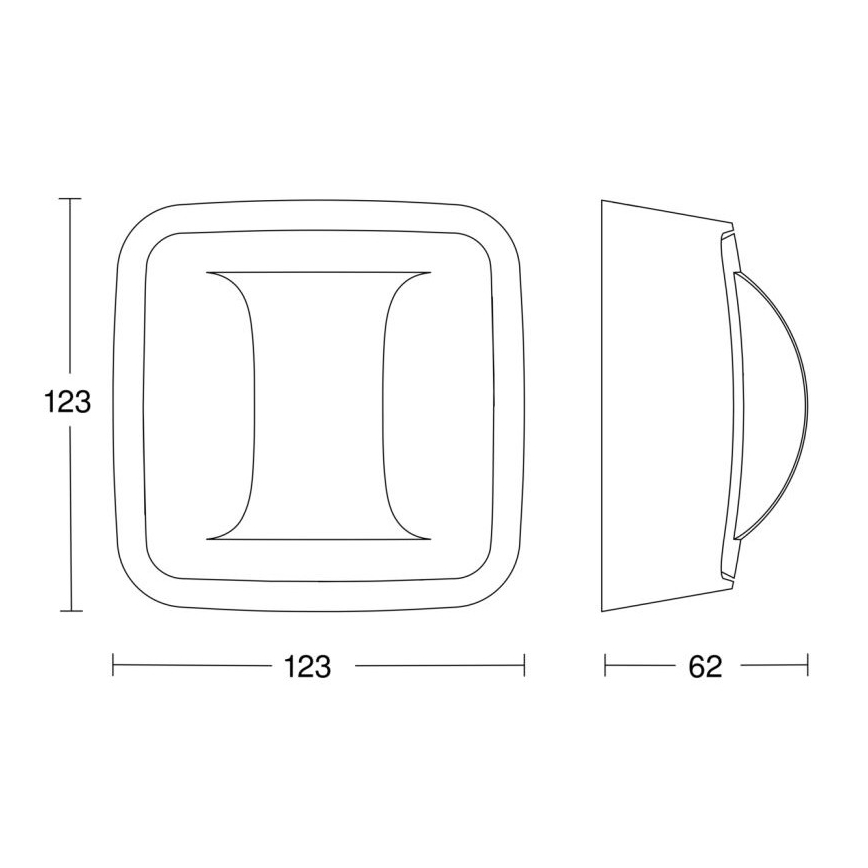 Steinel 057978 - Detektor prisutnosti Hallway COM1 IP54 bijela