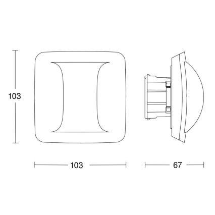 Steinel 057985 - Detektor prisutnosti Hallway COM1 bijela