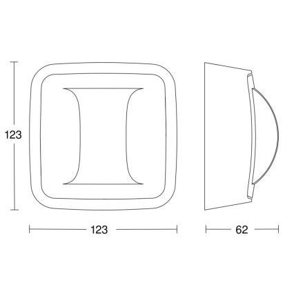 Steinel 057992 - Detektor prisutnosti Hallway COM2 IP54 bijela