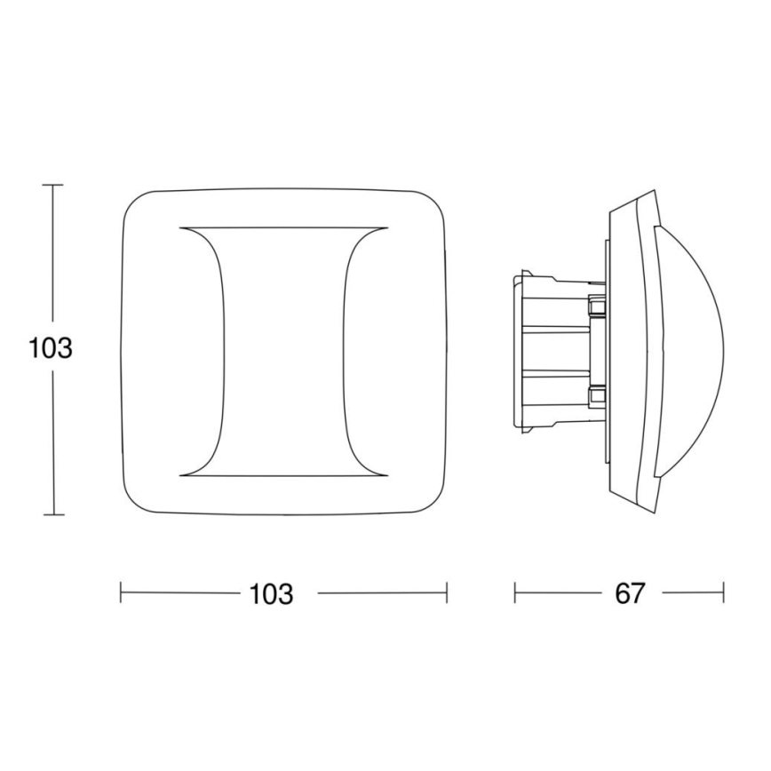 Steinel 058005 - Detektor prisutnosti Hallway COM2 bijela
