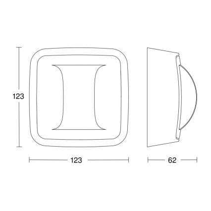 Steinel 058012 - Detektor prisutnosti Hallway DALI-2 APC IP54 bijela