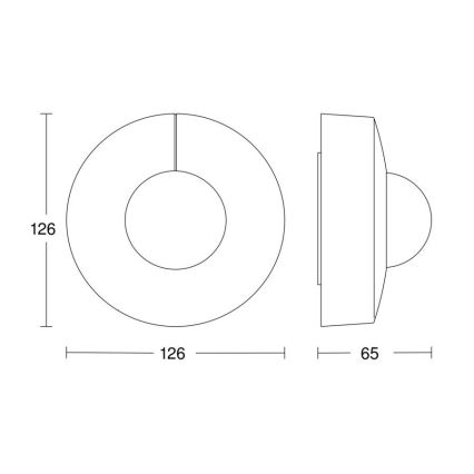 Steinel 058180 - Senzor pokreta IS 3360 V3 KNX IP54 okrugli bijela