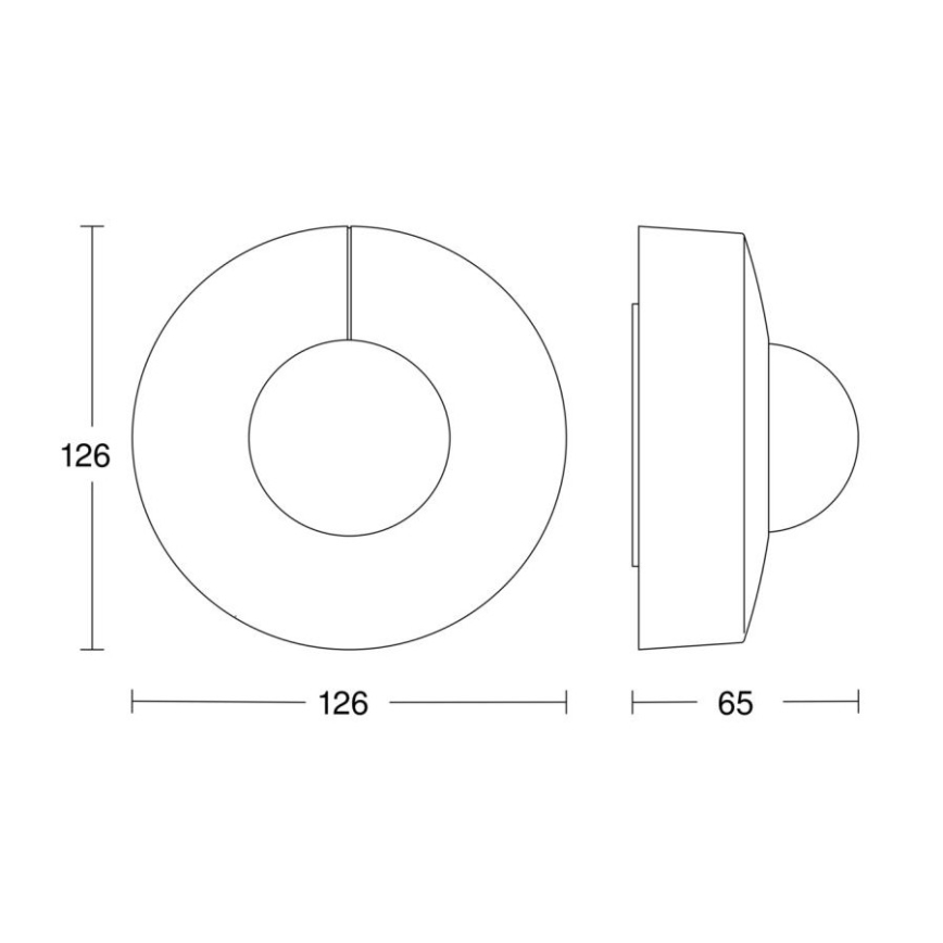 Steinel 058180 - Senzor pokreta IS 3360 V3 KNX IP54 okrugli bijeli