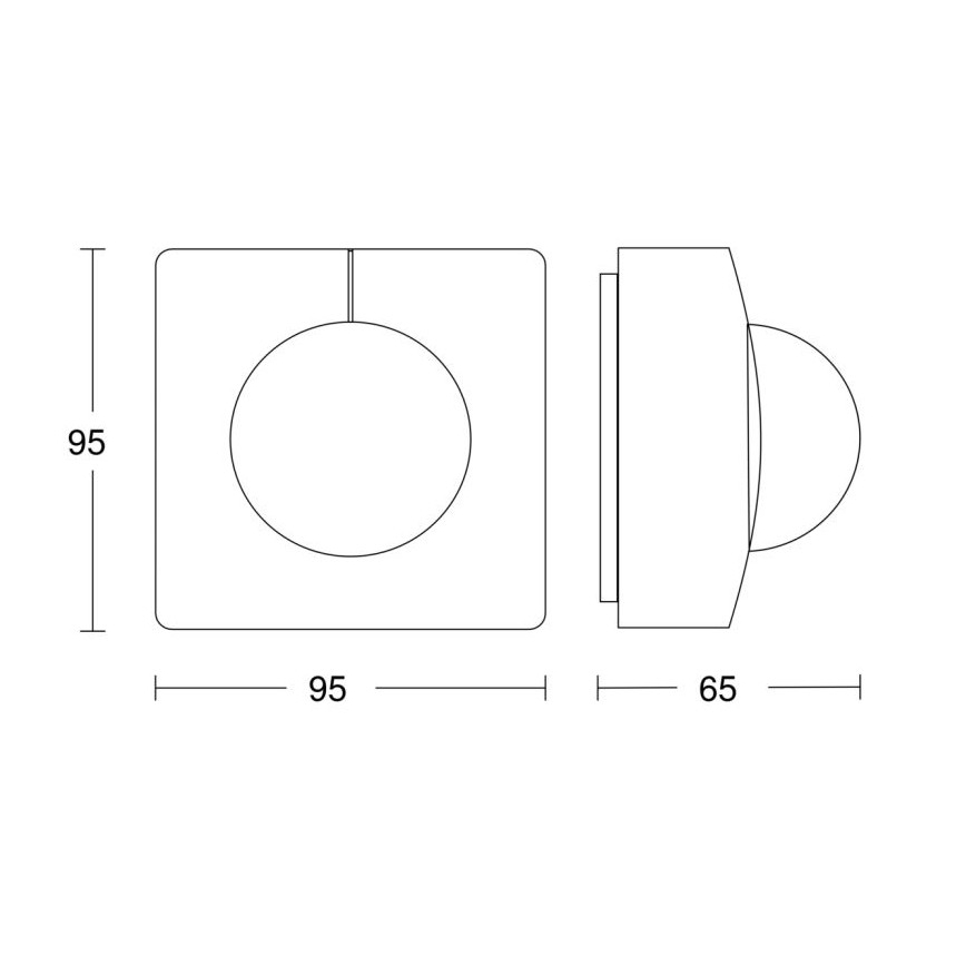 Steinel 058258 - Senzor pokreta IS 345 V3 KNX IP54 uglast bijela