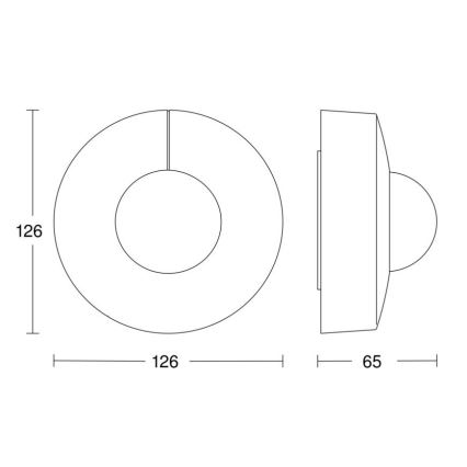 Steinel 058272 - Senzor pokreta IS 345 V3 KNX IP54 okrugli bijela