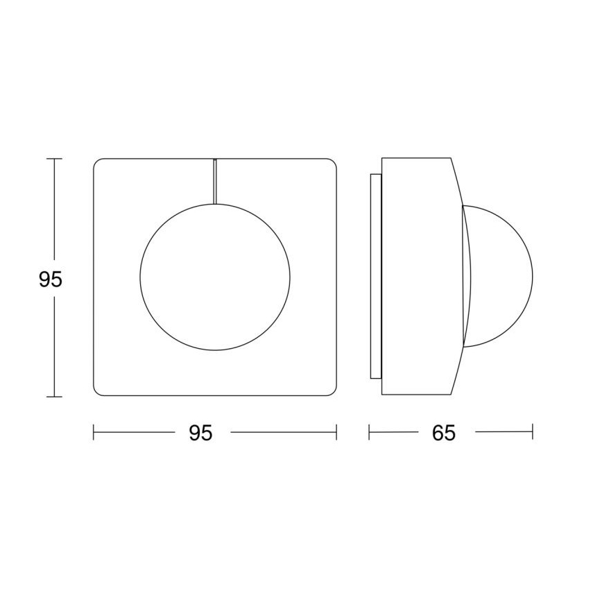 Steinel 058364 - Senzor pokreta IS 3360 MX Highbay V3 KNX IP54 uglast bijela