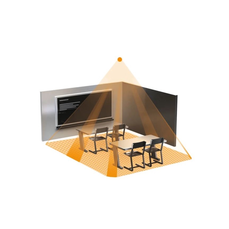 Steinel 058487 - Detektor prisutnosti IR Quattro 8m V3 KNX bijela