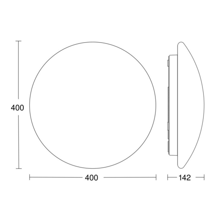 STEINEL 058593 - LED Stropna svjetiljka za kupaonicu sa senzorom RS PRO LED/20W/230V 4000K IP54