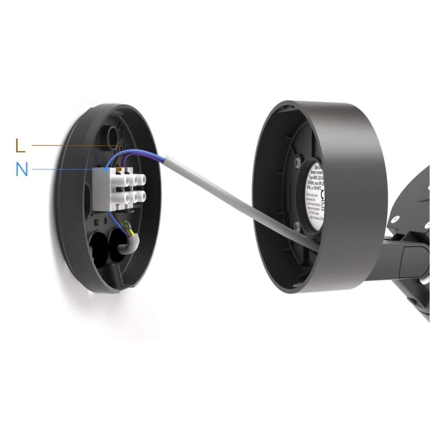 STEINEL 058630 - LED Vanjska zidna svjetiljka sa senzorom SPOT ONE 1xGU10/7W/230V IP44