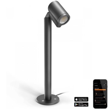 Steinel 058678 - LED vanjska lampa sa sumrak senzorom SPOT WAY 1xGU10/7,86W/230V IP44 antracit
