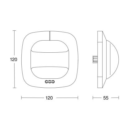 Steinel 059477 - Detektor prisutnosti Dual HF KNX bijela