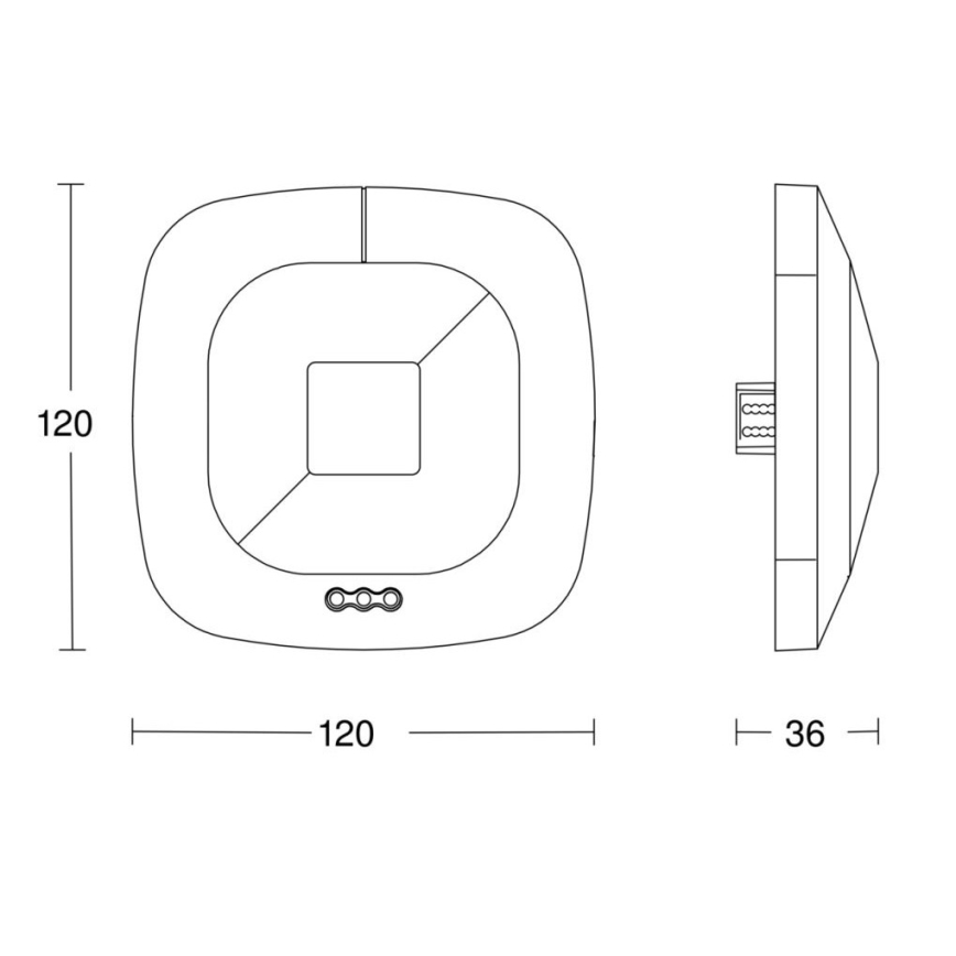 Steinel 059484 - Detektor prisutnosti HF 360 V3 KNX bijela