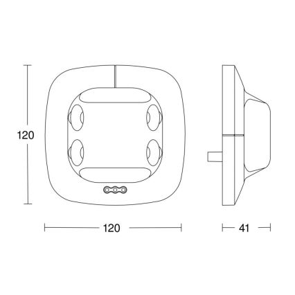 Steinel 059491 - Detektor prisutnosti Dual US KNX bijela