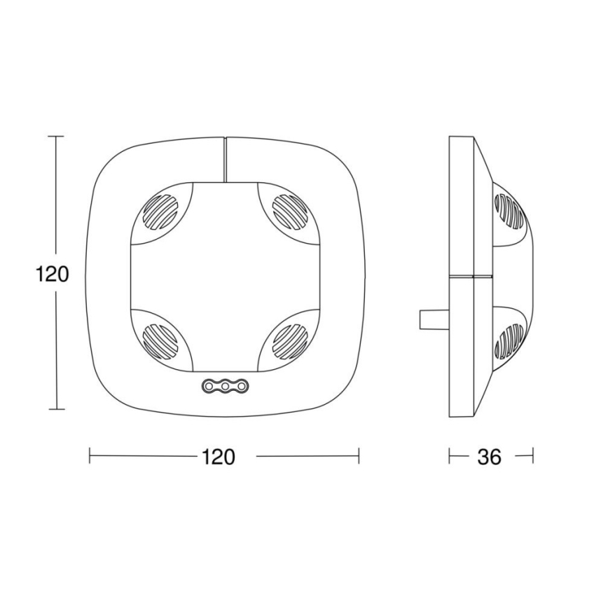 Steinel 059521 - Detektor prisutnosti DualTech KNX bijela