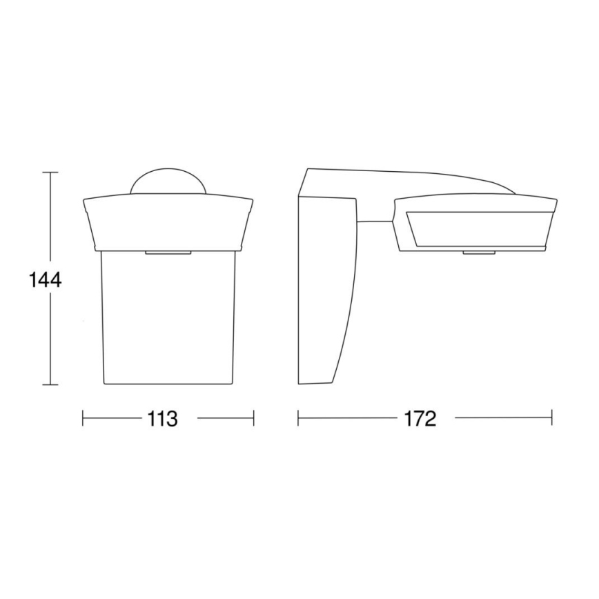 Steinel 059576 - Senzor pokreta SensIQ IP54 bijela + daljinski upravljač