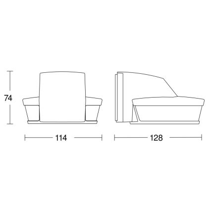 Steinel 059606 - Senzor pokreta SensIQ S IP54 crna + daljinski upravljač