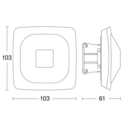 Steinel 064242 - Detektor prisutnosti HF 360-2 COM2 bijela