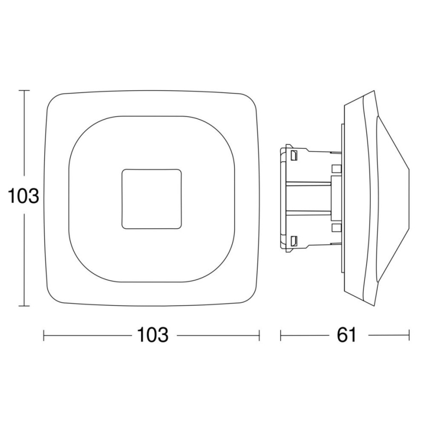 Steinel 064242 - Detektor prisutnosti HF 360-2 COM2 bijela