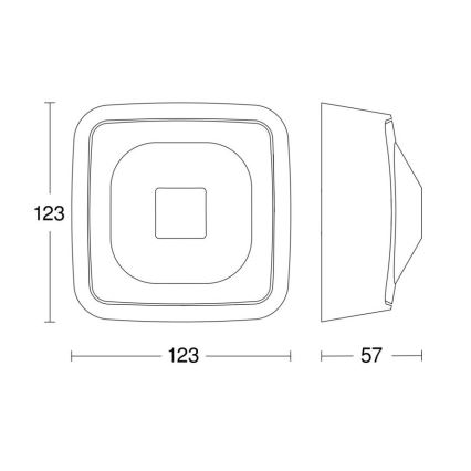 Steinel 064259 - Detektor prisutnosti HF 360-2 COM2 IP54 bijela