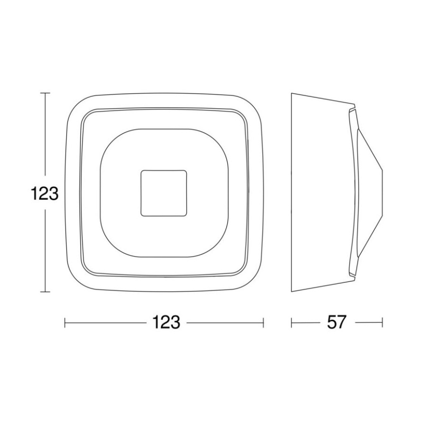 Steinel 064259 - Detektor prisutnosti HF 360-2 COM2 IP54 bijela