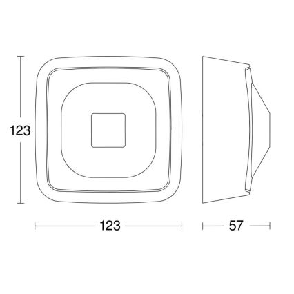 Steinel 064426 - Detektor prisutnosti HF 360-2 BT IPD IP54 bijela