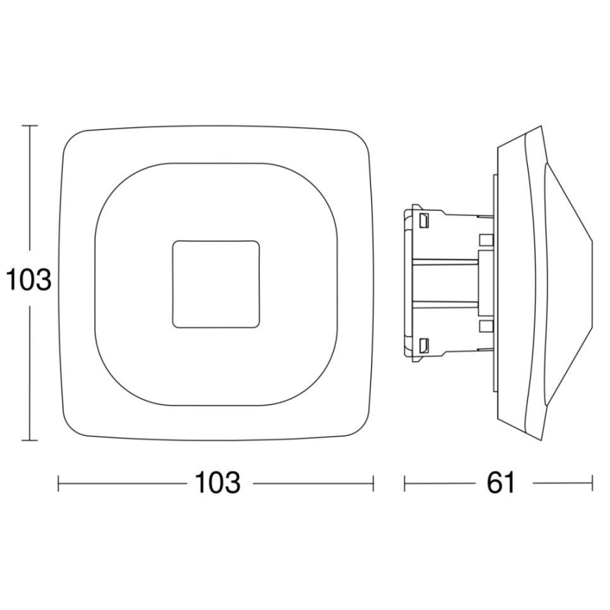 Steinel 064433 - Detektor prisutnosti HF 360-2 COM1 bijela