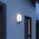 Steinel 065782 - Vanjska zidna svjetiljka sa senzorom za dan/noć L 22 1xE27/60W/230V IP44 nehrđajući čelik