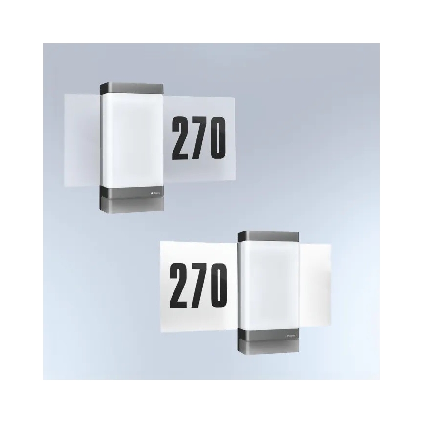Steinel 067205 - LED Kućni broj sa senzorom L270SC LED/7,8W/230V IP44
