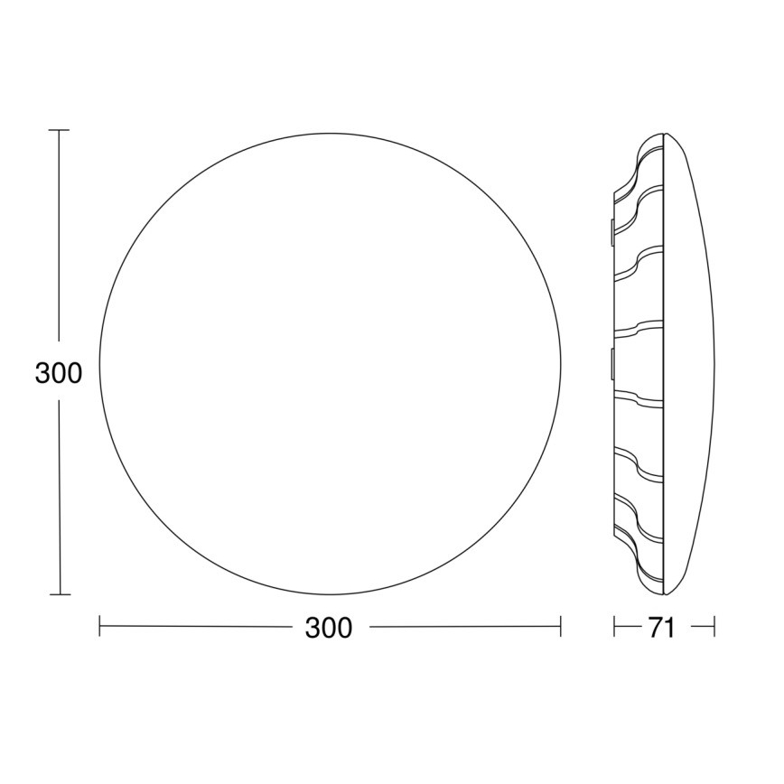 Steinel 067540 - LED Prigušiva stropna svjetiljka sa senzorom RS PRO S20 SC 15,7W/230V 4000K