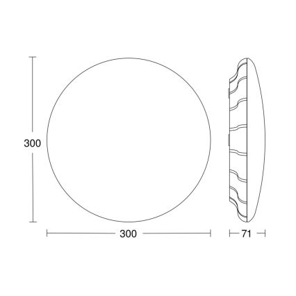 Steinel 067564 - LED Prigušiva stropna svjetiljka sa senzorom RS PRO S20 SC LED/15,7W/230V 3000K