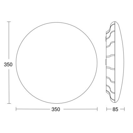 Steinel 068042 - LED Stropna svjetiljka sa senzorom RS PRO S30 SC 25,8W/230V 4000K