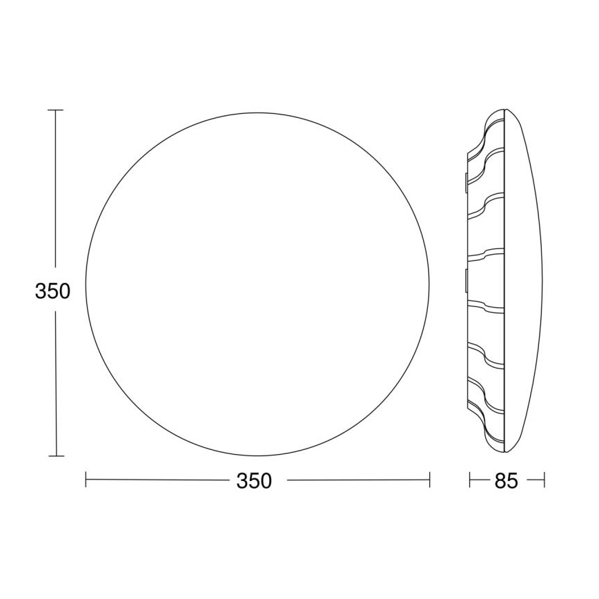 Steinel 068042 - LED Stropna svjetiljka sa senzorom RS PRO S30 SC 25,8W/230V 4000K