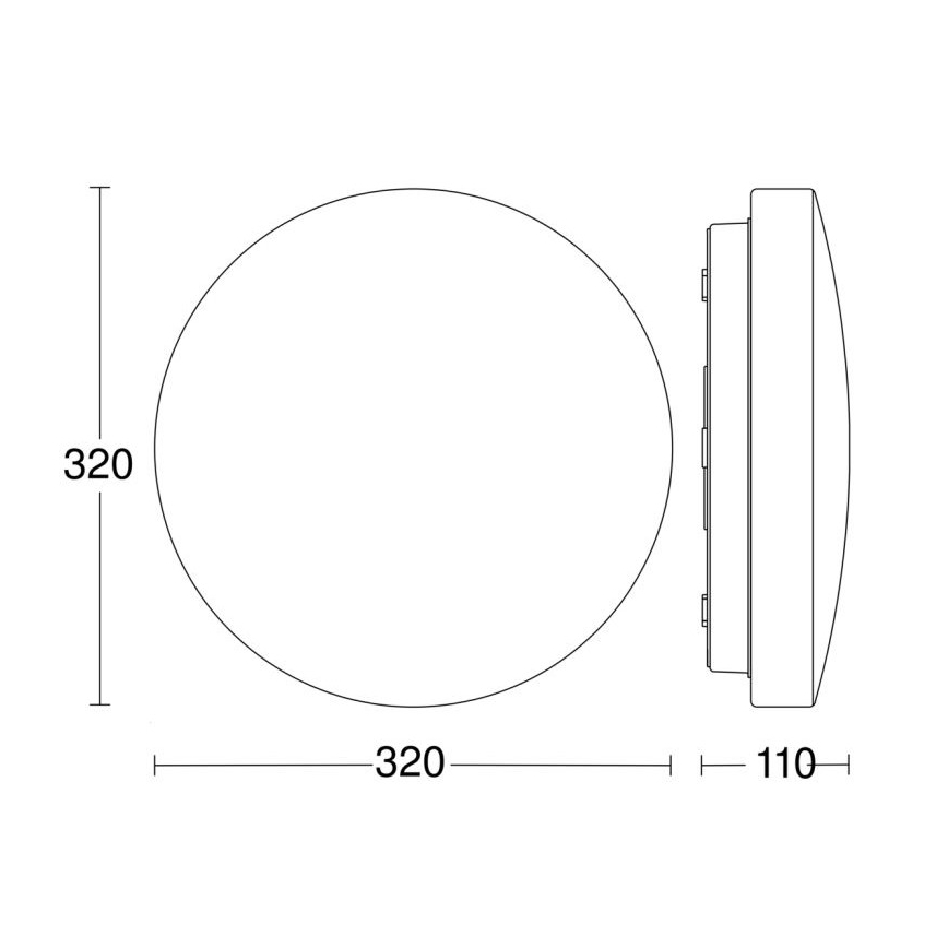 Steinel 069759-LED Stropna svjetiljka za kupaonicu RSPROP2 LED/14,1W/230V 4000K IP54