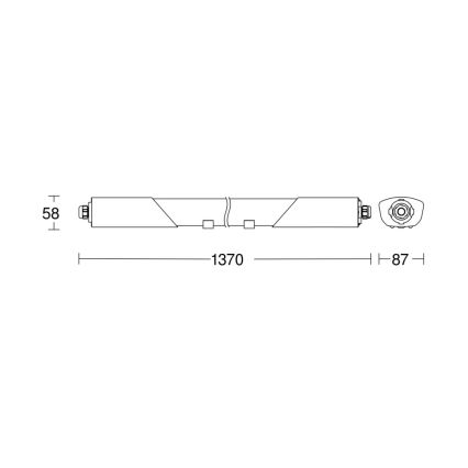 Steinel 078881 - LED Radna svjetiljka sa senzorom RS PRO 5100 SC LED/30W/230V IP66