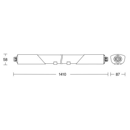 Steinel 079185 - LED Radna svjetiljka sa senzorom RS PRO 5100 SC LED/31W/230V IP66