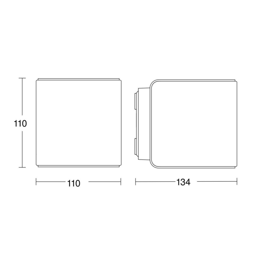 Steinel 079277 - LED Vanjska zidna svjetiljka L840 C LED/9,1W/230V IP44 antracit