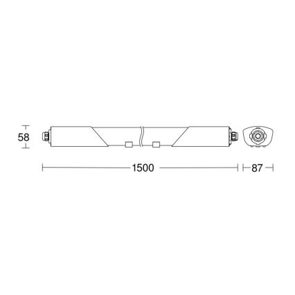 Steinel 079338 - LED Radna svjetiljka sa senzorom RS PRO 5150 SC 5C LED/42W/230V IP66