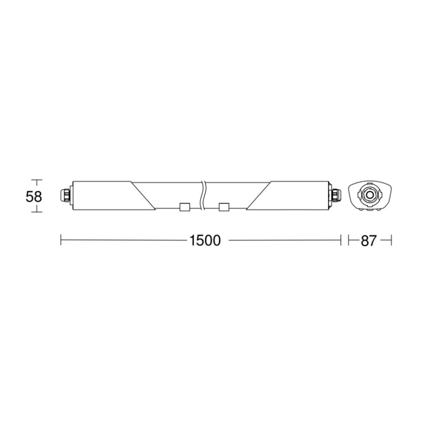 Steinel 079338 - LED Radna svjetiljka sa senzorom RS PRO 5150 SC 5C LED/42W/230V IP66