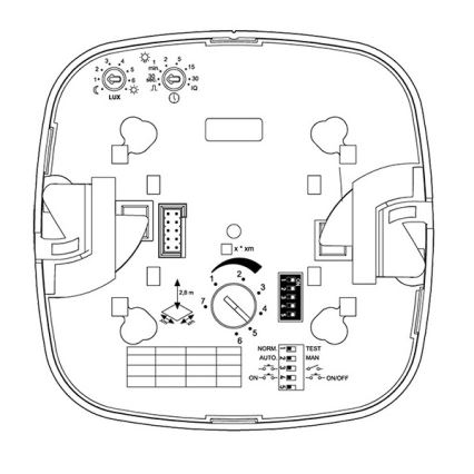 Steinel 079345 -Detektor prisutnosti IR QUATTRO COM1 230V bijela