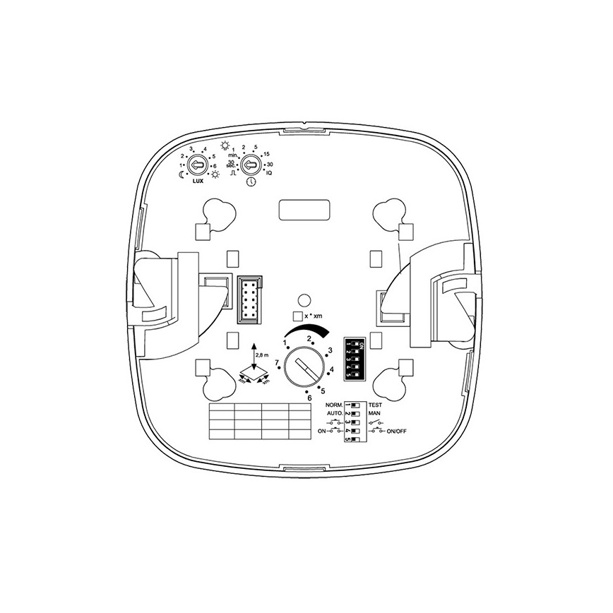 Steinel 079369 - Detektor prisutnosti IR Quattro HD 24m COM1 bijela