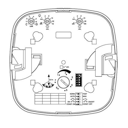 Steinel 079376 - Detektor prisutnosti IR Quattro HD 24m DALI-2 APC bijela