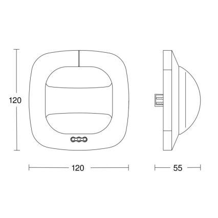 Steinel 079499 - Detektor prisutnosti Dual HF DALI-2 APC bijela