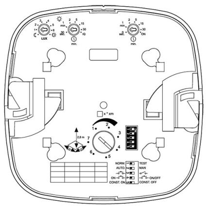 Steinel 079529 - Detektor prisutnosti HF 360 DALI-2 APC bijela