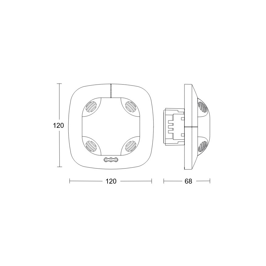 Steinel 079574 - Detektor prisutnosti DualTech COM1 bijela