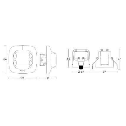 Steinel 079598 - Detektor prisutnosti Dual US COM1 bijela