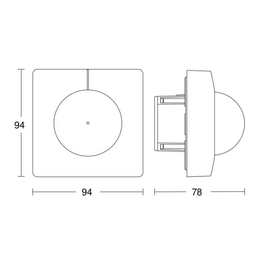 Steinel 079642 - Senzor pokreta IS 3360 KNX uglast bijela