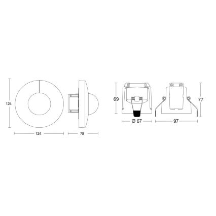 Steinel 079697 - Senzor pokreta IS 345 COM1 230V bijela