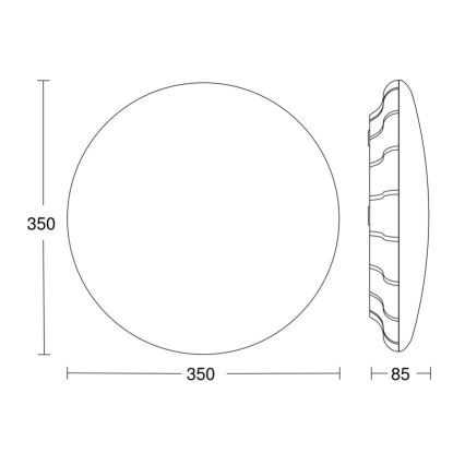 Steinel 079710 - SET 5x LED Stropna svjetiljka sa senzorom RS PRO S30 SC LED/25,7W/230V 4000K