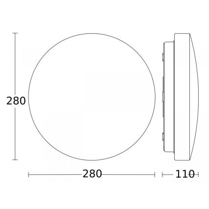 Steinel 079734 - LED Stropna svjetiljka sa senzorom RS 20 S LED/9,4W/230V 3000K IP44